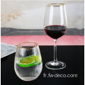 Ensemble de cadeaux de verres à vin en or